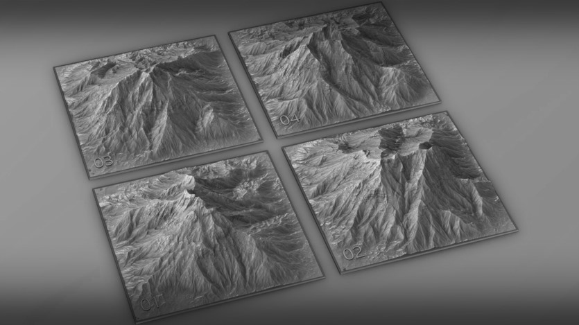 8 LANDSCAPE KITBASH PACK | Alpine mountains Vol.1 8套阿尔卑斯山脉地形景观3D模型 Vol.1