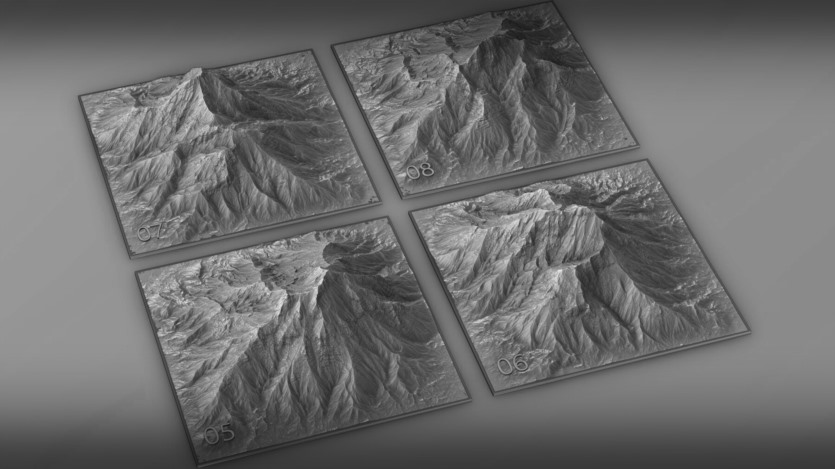 8 LANDSCAPE KITBASH PACK | Alpine mountains Vol.1 8套阿尔卑斯山脉地形景观3D模型 Vol.1