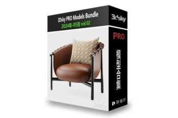 3dsky Pro 国外高品质沙发椅子床具办公家具3D模型合辑2024年5月第2季 | 415套 | 26.5GB