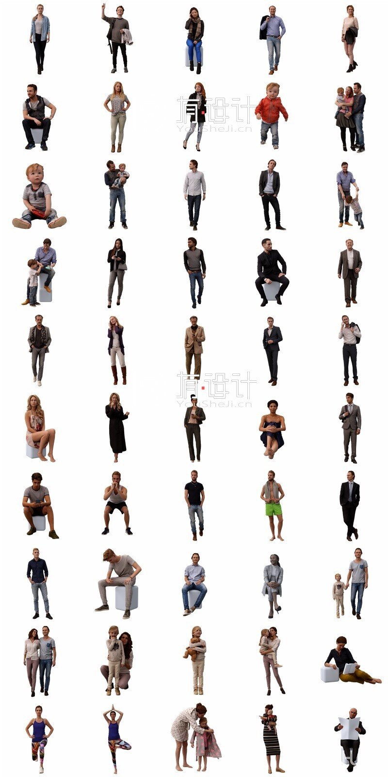 Chaos Cosmos 612个人物角色3D模型 Chaos Cosmos 612 Character 3D Model Bundle