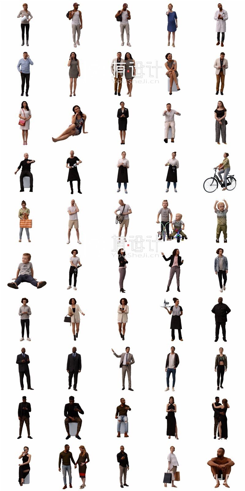 Chaos Cosmos 612个人物角色3D模型 Chaos Cosmos 612 Character 3D Model Bundle