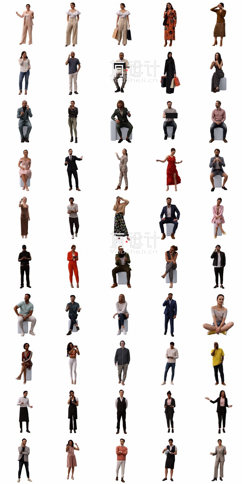 Chaos Cosmos 612个人物角色3D模型 Chaos Cosmos 612 Character 3D Model Bundle