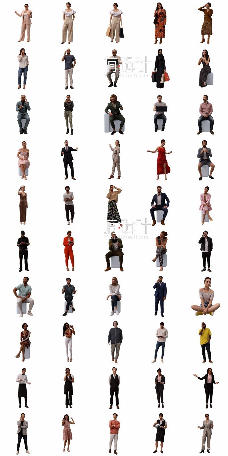 Chaos Cosmos 612个人物角色3D模型 Chaos Cosmos 612 Character 3D Model Bundle