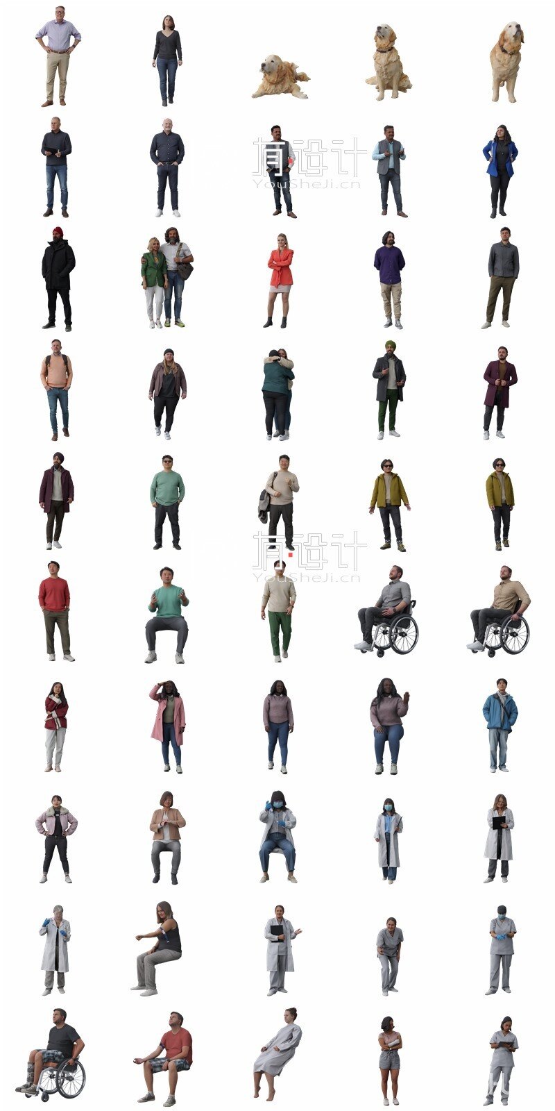 Chaos Cosmos 612个人物角色3D模型 Chaos Cosmos 612 Character 3D Model Bundle