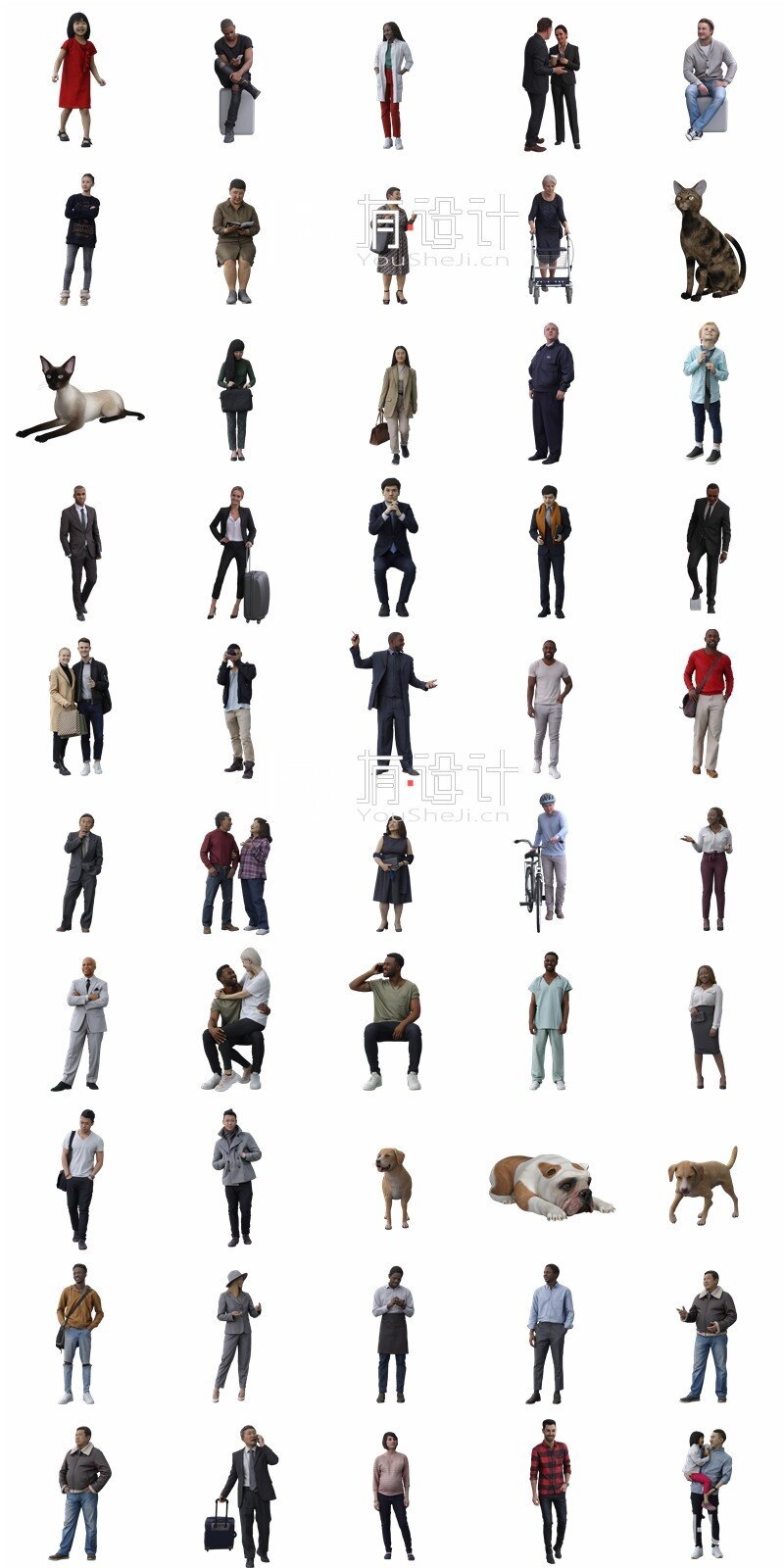 Chaos Cosmos 612个人物角色3D模型 Chaos Cosmos 612 Character 3D Model Bundle