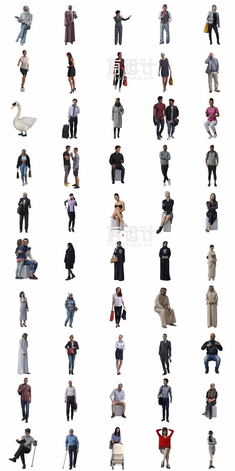 Chaos Cosmos 612个人物角色3D模型 Chaos Cosmos 612 Character 3D Model Bundle