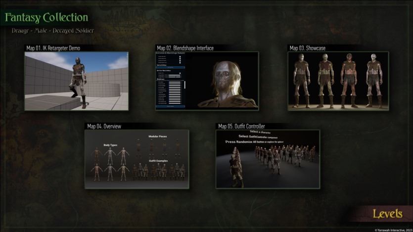 UE虚幻引擎游戏素材合集2024年5月第一季 Unreal Engine Asset Bundle May 2024 Vol.1
