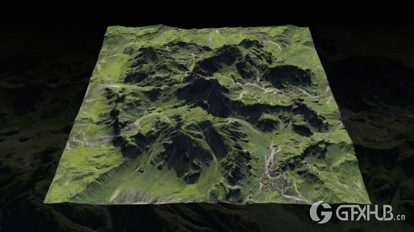 冰岛山脉6个景观3D模型套件包 | 6 LANDSCAPE KITBASH PACK Icelandic mountains Universal