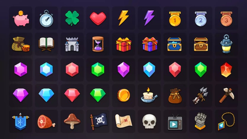 GUI Pro奇幻角色扮演游戏完整UI资源 GUI Pro - Fantasy RPG v3.0.1