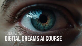 人工智能视觉艺术工作流程 Render Camp – Digital Dreams- AI course