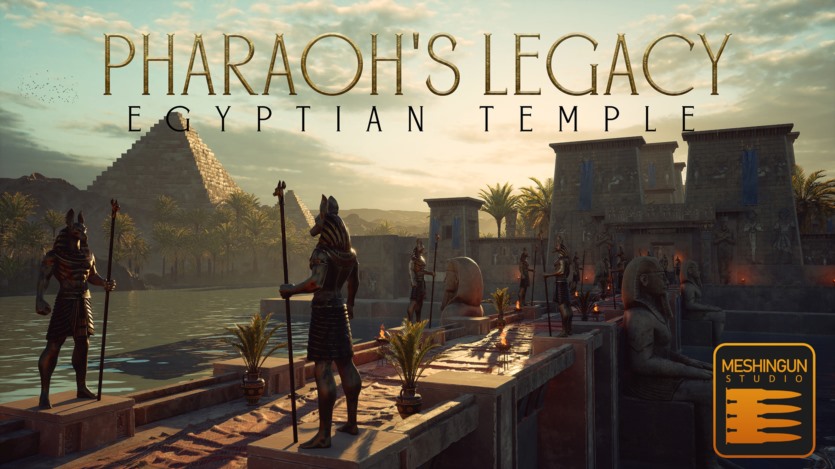 UE虚幻引擎法老的遗产埃及神庙超级包资产 Unreal Engine Pharaoh's Legacy Egyptian Temple Megapack