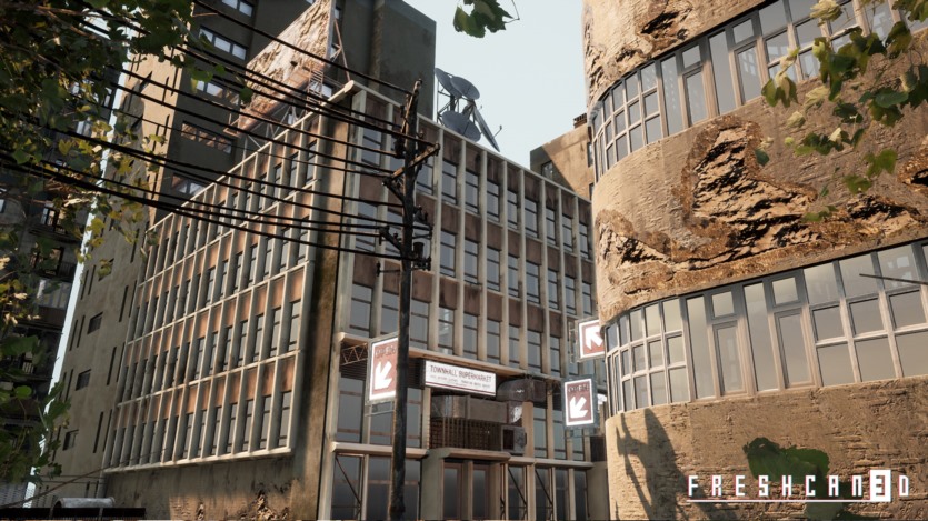 UE虚幻引擎废弃城市环境资产 Abandoned Post Apocalyptic City Pack 4.27