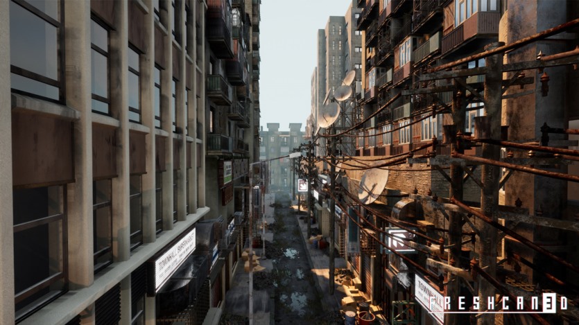 UE虚幻引擎废弃城市环境资产 Abandoned Post Apocalyptic City Pack 4.27