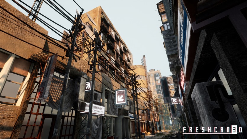 UE虚幻引擎废弃城市环境资产 Abandoned Post Apocalyptic City Pack 4.27