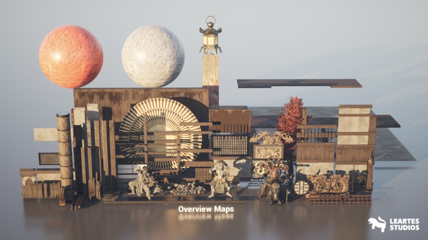 UE虚幻引擎 格斗舞台环境 + ULAT（格斗）Unreal Engine Fighting Stage Environment ( Fighting ) [5.0 - 5.2]