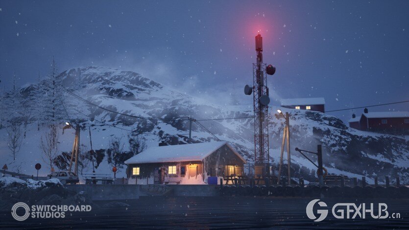 UE虚幻引擎挪威冬季岛屿村庄超级包 Unreal Engine Norwegian Winter Island Village Megapack