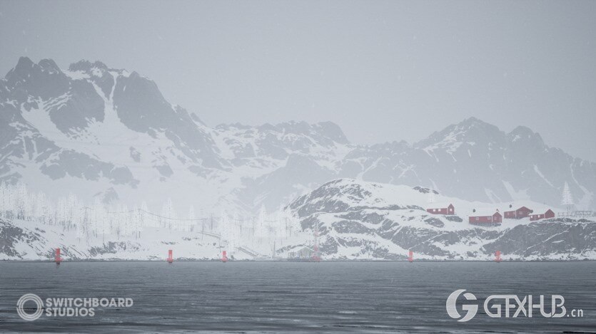 UE虚幻引擎挪威冬季岛屿村庄超级包 Unreal Engine Norwegian Winter Island Village Megapack