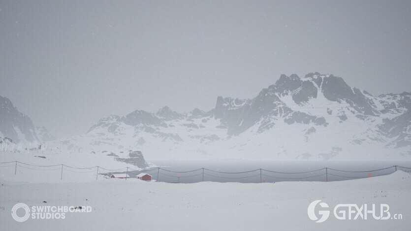 UE虚幻引擎挪威冬季岛屿村庄超级包 Unreal Engine Norwegian Winter Island Village Megapack