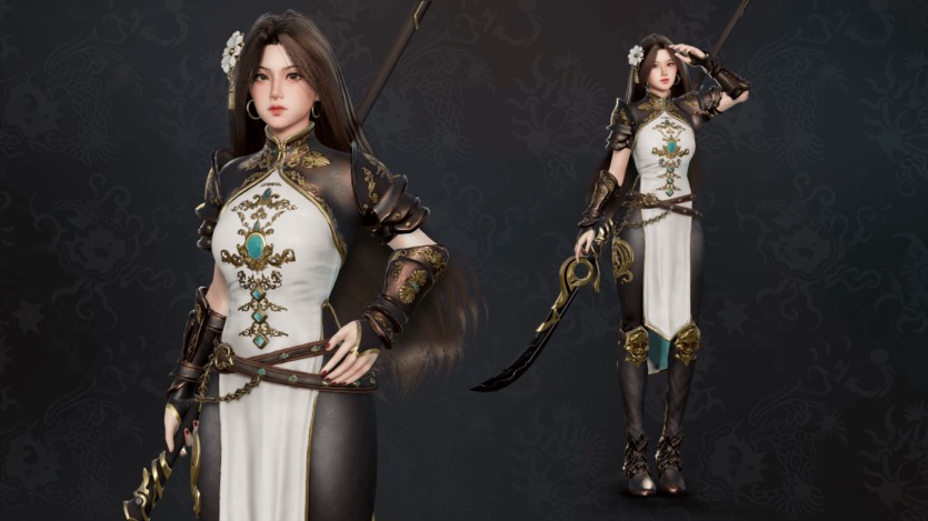 中华少女战士UE虚幻引擎游戏角色模型 Cheng Yi - Chinese Warrior Girl (4.19+)