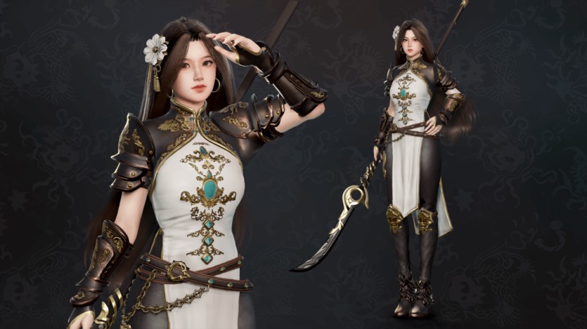 中华少女战士UE虚幻引擎游戏角色模型 Cheng Yi - Chinese Warrior Girl (4.19+)