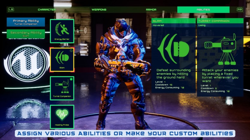 UE虚幻引擎自上而下射击游戏模版资产 Defender: Top Down Shooter V2