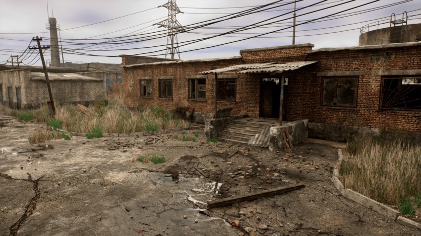 UE虚幻引擎 废弃工厂 / 工业铁路区资产 Abandoned Factory Industrial railway zone
