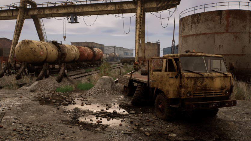 UE虚幻引擎 废弃工厂 / 工业铁路区资产 Abandoned Factory Industrial railway zone