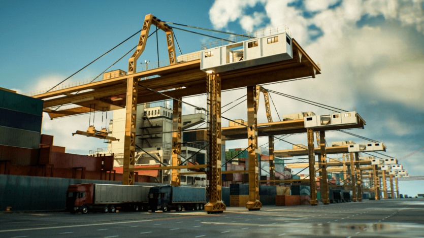 UE虚幻引擎 航运港口码头环境模块化资产 Hawknest - Shipping Port (Modular)