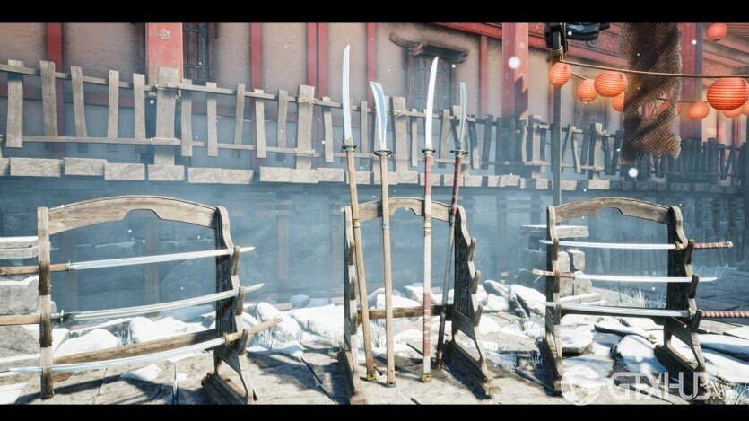 东方风格山神庙的模块化套件和地形植物包UE资产 Mountain Temple Modular Kit