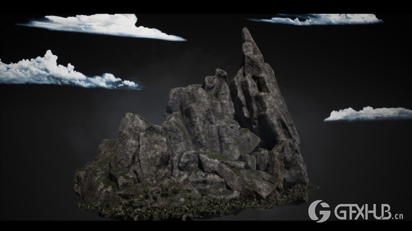 东方风格山神庙的模块化套件和地形植物包UE资产 Mountain Temple Modular Kit