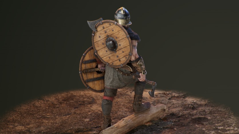 UE虚幻引擎逼真的维京人角色3D模型 Bjorn Viking (4.23+)