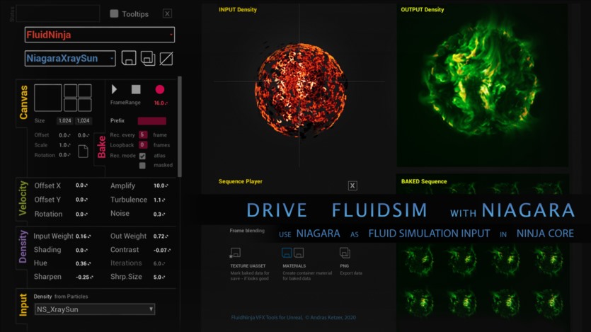 UE虚幻引擎风格化逼真的火焰烟雾和云朵实时流体模拟资产 Fluid Ninja VFX Tools