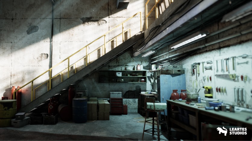 车库仓库环境 + ULAT（车库仓库、模块化车库） Garage Warehouse Environment + ULAT ( Garage Warehouse , Modular Garage )