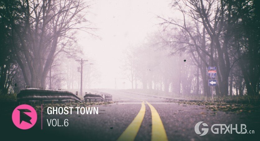 UE虚幻引擎 鬼城 VOL.6 道路生成器 Ghost Town VOL.6 - Road Generator 5.3