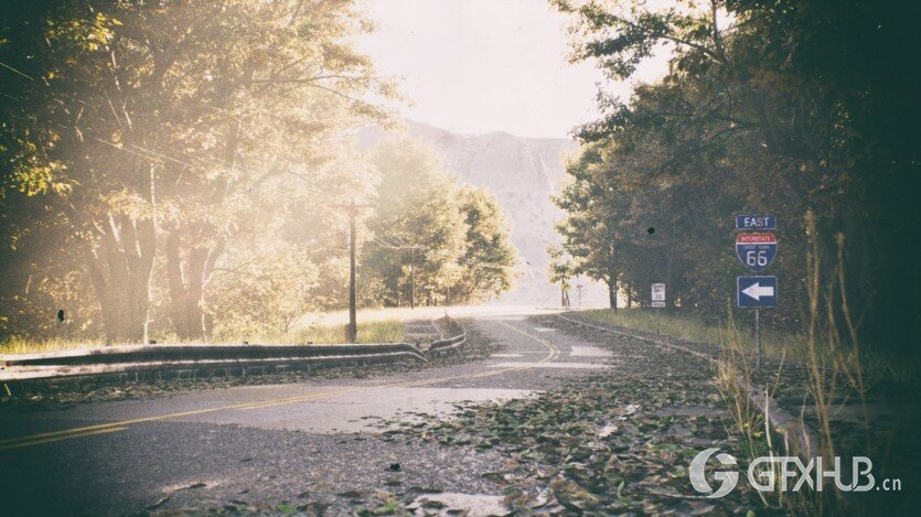 UE虚幻引擎 鬼城 VOL.6 道路生成器 Ghost Town VOL.6 - Road Generator 5.3