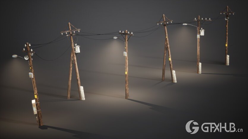 UE虚幻引擎 鬼城 VOL.6 道路生成器 Ghost Town VOL.6 - Road Generator 5.3