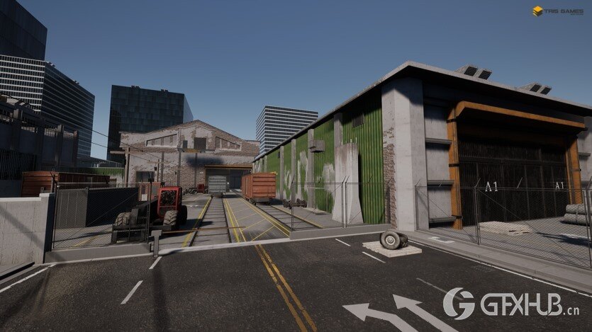 UE虚幻引擎 工业城超级包 Industrial City Mega Pack