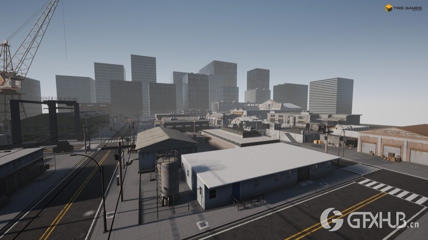 UE虚幻引擎 工业城超级包 Industrial City Mega Pack