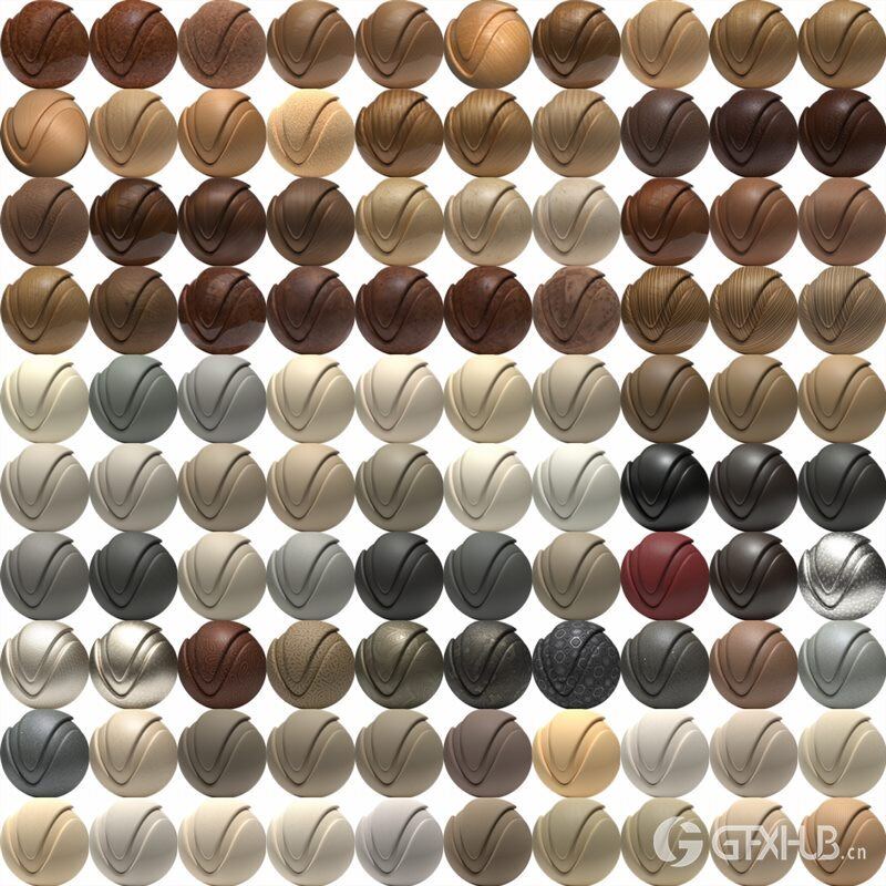 VRSCANS 1000+扫描材质库 照片级材质合集