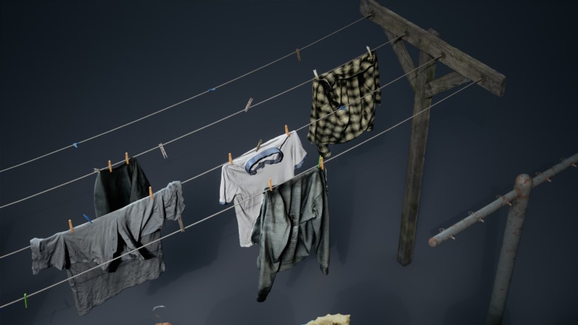 UE游戏家庭洗衣纳米机器人和低多边形道具集合 Laundry VOL.2 - Home Laundry Nanite and Low Poly UE5.1