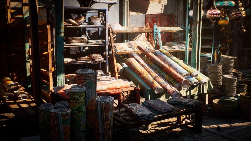 UE虚幻引擎市集街道环境套件资产 Market Street Environment Kit