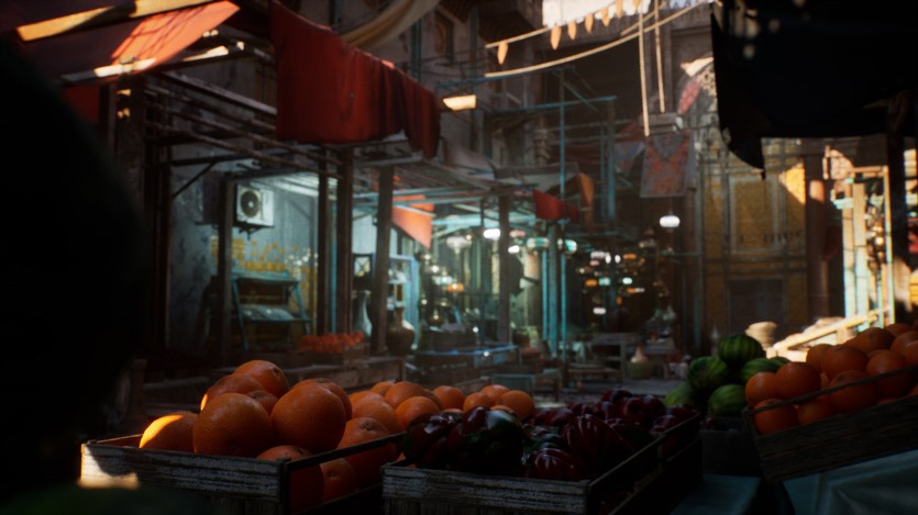 UE虚幻引擎市集街道环境套件资产 Market Street Environment Kit