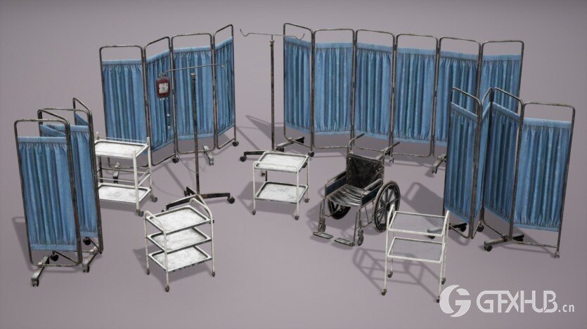 UE虚幻引擎医疗道具资产 Medical Props Vol1