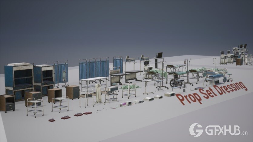 UE虚幻引擎医疗道具资产 Medical Props Vol1