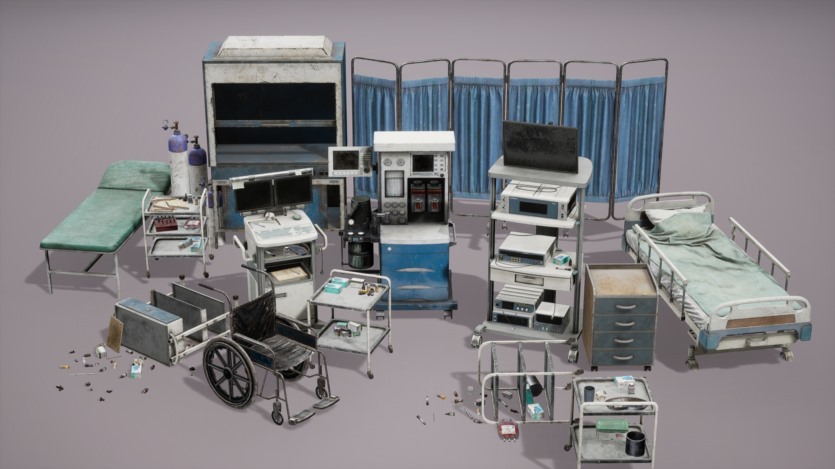 UE虚幻引擎医疗道具资产 Medical Props Vol1