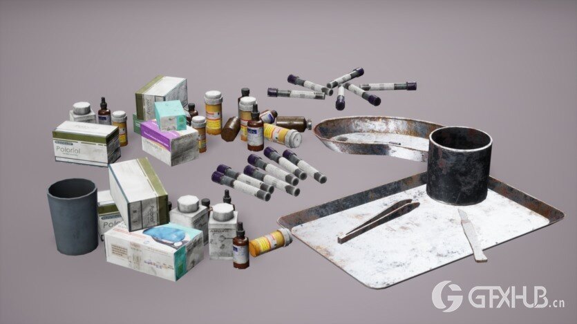 UE虚幻引擎医疗道具资产 Medical Props Vol1