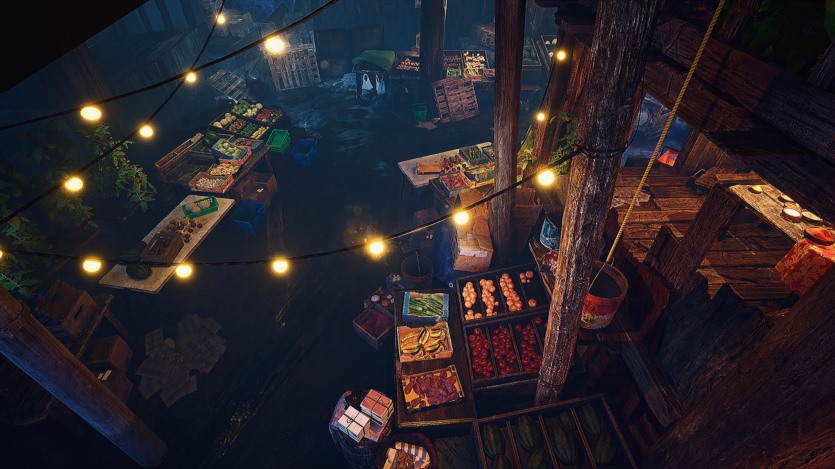 UE模块化夜市市场环境资产 Modular Night Market - Market Environment (5.0, 5.3+)