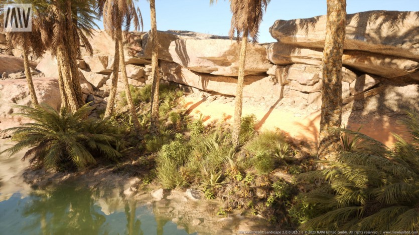 UE虚幻引擎 沙丘沙漠景观资产 MW Dune Desert Landscape