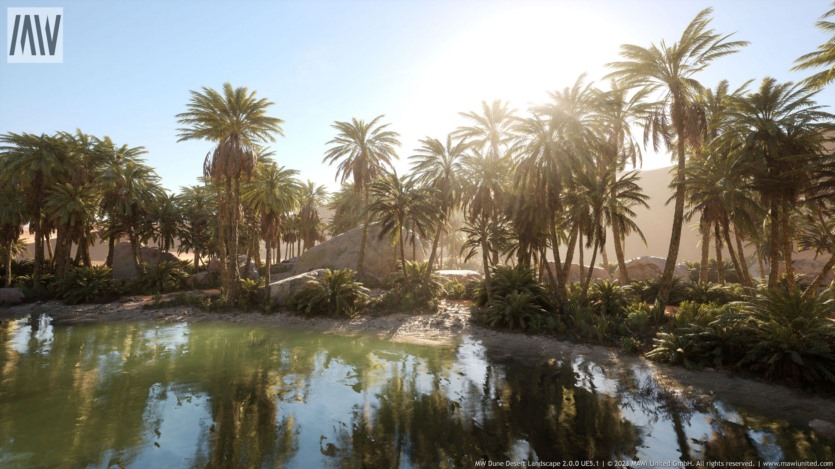 UE虚幻引擎 沙丘沙漠景观资产 MW Dune Desert Landscape