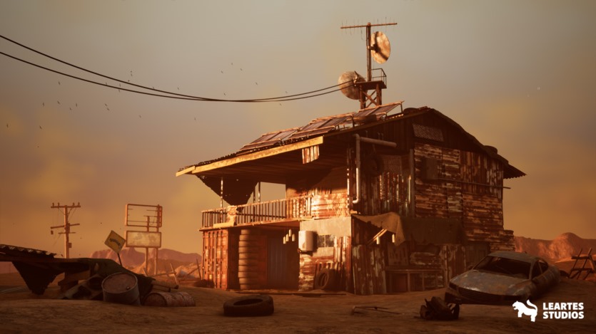 UE后世界末日沙漠环境 + ULAT（废弃沙漠/沙漠） Post Apocalyptic Desert Environment + ULAT ( Abandoned Desert / Desert )